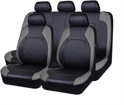 CJSjiasu Auto Sitzbezüge für Skoda Octavia (2009-2013) Wasserdicht Verschleißfest Innenraum Schonbezüge sitzschoner vorne und hinten Sitzbezügesets