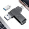 Chiavetta Usb 512GB per iPhone,Mfi Certified Lightning Memoria Esterna Pen Drive Penna Usb Chiavette 3 In 1 per iPhone,iPad,iOS,Macbook,Android,Pc