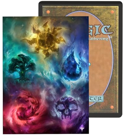 MTG Card Sleeves 100CT,Standard Size Sturdy MTG Sleeves Matte Back Finish for Baseball,Trading Cards (Color Printing)