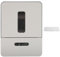 Automatischer Papierhandtuchspender, berührungslose elektrische Wandmontage -Toilettenpapierhalter mit Nachtleichter Smart Touch Handelshalter für Küchenbad (Grau)