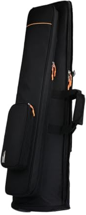 CLISPEED Posaunentasche Oxford Mit 16mm Polsterung Schultertasche Für Tenor Und Bass Posaune Leichtes Tragesystem Für Musiker Mit Vordertasche