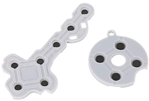 EIMSOAH Controller di Gioco 360 10 Pezzi Pulsante Pad di Contatto in Gomma Conduttiva per Gamepad, Installazione Facile e Durevole, per Giocatori, Materiale ABS