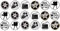 48 Hollywood 3cm Mini Discs Edible Wafer Paper Disc Cupcake Toppers (NOT PRE CUT)