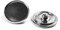 Vintageparts Rahmen als Druckknöpfe in silberfarben platiniert für 20 mm Cabochons 2 Stück, DIY-Schmuck