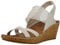 Skechers Femme Beverlee-High Tea Sandale cale, Beige Natural, 39.5 EU