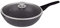 Kamberg - 0008045 - Wok 30 cm - Mango Fijo - Aluminio Fundido - Revestimiento Piedra antiadherente - Tapa de Vidrio - Todos los incendios, incluida la inducción - Sin PFOA