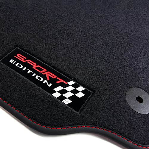 tuning-art 194F Sport Edition Fußmatten passend für Seat Leon 3 5F SC 3-Türer 2012-2019