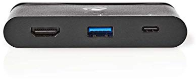 Nedis - Hub - USB-C - Computer - SB 3.0 - HDMI - Schwarz