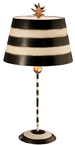 Klassische Tischlampe 1x60W/E27 SOUTH BEACH FB/PHOENICIAN/TL Flambeau