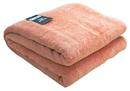 The House Of Emily Massive/Huge/Extra Large 100% Cotton Bath Sheet/Beach Towel - 150cm x 200cm (Coral)