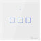 Interruttore Intelligente, SONOFF Touch T1 3Gang Luce Controllo RF Wireless WiFi da Muro, Interruttore a 3 Canali per Soluzioni di Automazione della Casa Intelligente, Alexa (EU Type, 1-way) …