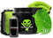 detailmate Auto Wasch Set: Voodoo Ride US GALLONEN Bucket 12L + GritGuard Schmutzeinsatz, 3in1 Waschhandschuh - Liquid Elements Autoshampoo Tuning Army - ValetPRO Trockentuch 50x80cm