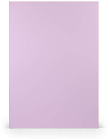 PAPERADO 25x Briefpapier DIN A4 - Orchidee gerippt Violett Lila 100 g/m² - Papierbögen in 29,7 x 21 cm zum Basteln & Drucken