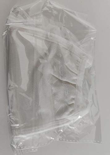 Kinder Stoffmaske hochwertige Mund-Nasen-Maske aus Baumwolle waschbar wiederverwendbar Masken (Weiß)