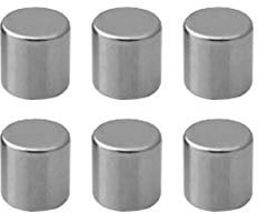 ALLboards Neodym-Magnet-Set 6 Stück Stab Robust Stark Hohe Anziehungskraft, Ideal für Glasboards