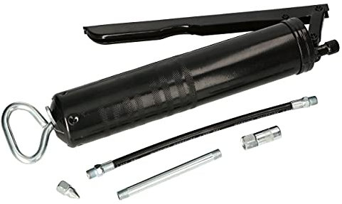 KOTARBAU® Spremiagrumi 400 g con tubo ad alta pressione per nipplo lubrificante, funzionamento a leva manuale