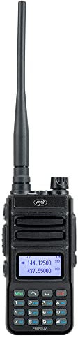 Radio portátil de Banda Dual VHF/UHF PNI P15UV, 144-146MHz / 430-440Mhz, 999CH, con batería de 1500 mAh