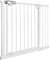 XMTECH Türschutzgitter Ohne Bohren Treppengitter für Kinder 95-105cm breit，Auto-Close Baby Türgitter Treppen Absperrgitter mit Druckbefestigung,Safety Gate,180° Zweiwegeöffnung Weiß