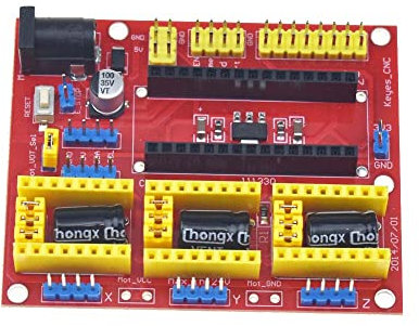 Gravier-Erweiterungsplatinen-Set Controller CNC Shield V4 + Na No 3.0 Board + A 4988 Treiber mit USB (Erweiterungsplatine)