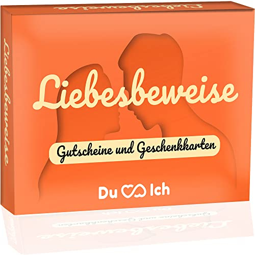 Kulinu Liebesbeweise - Geschenk für den Partner - Kartenspiel Paare - Spiel Geschenkidee als Paar - Paarspiele Fragespiel für Zwei Personen - Spiel zu Zweit