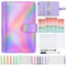 Budget Planner Budget Binder - ANYUKE A6 Budget Planner Geldumschläge Umschlagmethode, Budgetplaner Geld Organizer Sparbuch mit Folien für Finanzplaner, Geld Sparen Mappe, Cash Stuffing - Laser Lila