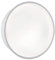 Paulmann 94697 LED Außenleuchte Wandleuchte Platomo seewasserresistent IP44 rund 180mm 3000K 14,5W 1200lm 230V Weiß Kunststoff