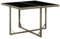 vidaXL Gartentisch Grau 109x107x74 cm Poly Rattan und Glas