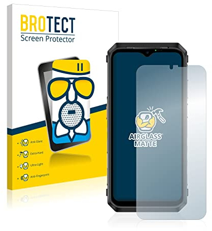 BROTECT Schutzglas für Ulefone Power Armor 18T | Entspiegelnder Displayschutz Made in Germany Schutzfolie Glas Matt Anti-Reflex Kratzfest 9H Anti-Fingerprint Einfache Montage
