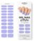 MOYOU LONDON Semi Cured Gel Nail Strips - 20 Pcs. Nail Wraps for Salon-Quality Manicure - Works with Any UV Lamp - Easy to Apply, Trim, & Remove Gel Stickers