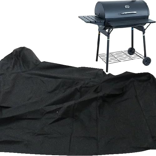 Syntrox Germany Abdeckplane, Schutzhülle, Grillzubehör in Schwarz für Smoker AP-400, 100x55x104cm, Grill Zubehör. UV-Schutz, Langlebige Abdeckhaube, Smoker Pflege, Passgenaue Abdeckhaube, Schutzhülle