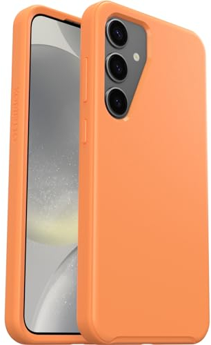 Otterbox Funda Symmetry para Samsung Galaxy S24+, a Prueba de Golpes y caídas, Funda Fina Protectora, 3 Veces Probada según el estándar Militar, Naranja