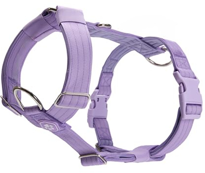 Spark Paws No-Pull Hundegeschirr – Entwickelt für Sicherheit und Kontrolle, ideal für große, kräftige Rassen – Pitbulls, Boxers - Purple, L