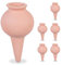 Relaxdays Tonkegel 6er Set, Wasserspender für Zimmerpflanzen & Balkonkästen, automatisches Gießen, Gießkegel, terrakotta