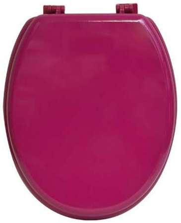PLUS HOME TAPA WC MDF,Asiento de indoro,tapa del vater,tapa de wc,Modelo FUCSIA