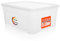 BigDean 10 Stück Aufbewahrungsbox mit Deckel 5L robust & stapelbar Plastikbox transparent Made in Germany