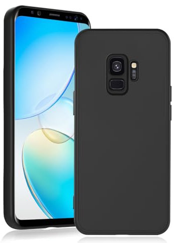 Agedate Hülle für Samsung Galaxy S9 Handyhülle, Ultra Dünn Schutzhülle Kompatibel mit Samsung S9, Weiches Silikon Anti-Öl, Slim Stoßfeste Kratzfest, Vollständiger Kameraschutz