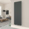 T&K Heizkörper Flach 1800x539mm Anthrazit Einlagig Design Heizkörper, Vertikal Moderne Paneelheizkörper Badheizkörper Für Mittelanschluss Heizung