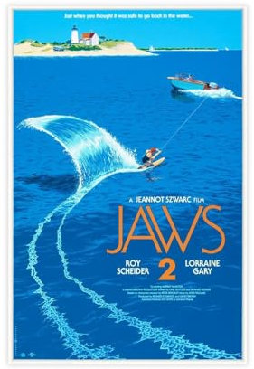 ahnld Jaws, Leinwand-Poster, Wandkunst, Dekordruck, Gemälde für Wohnzimmer, Schlafzimmer, Dekoration, 30 x 45 cm, 5 Stück