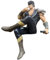 REOZIGN Figur Kenjirou, sitzendes Samurai-Kostüm, Tsuda Kenjirou, Actionfiguren, 13 cm, Anime-Kollektion, Dekor, Statuenmodell