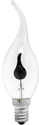 Glühbirnen mit Flammeneffekt – Flackernde LED-Glühbirnen mit Flammeneffekt, Glühbirne mit Feuereffekt | Transparente Flammenbirnen mit E14/E27-Sockel für Außenbeleuchtung, Ambiente-Flammenbirne