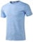Peakwell Herren Sport T-Shirt Kurzarm Funktionsshirt Laufshirt mit Reflexstreifen für Fitness, Training, Gym (Himmelblau, L)