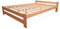 Happy Babies - HOLZBETT 160x200 + Rahmen aus Kiefer - Schnellaufbau, Schlafzimmerbett, einfacher Aufbau, Massivholz (160x200) 100% Kiefer