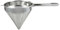 HGZLQKD China Cap Strainer Funnel Colander for Smooth Soups, Purees, Sauces Utensil Cone Separator Stainless Steel Sieve, 26.5cm