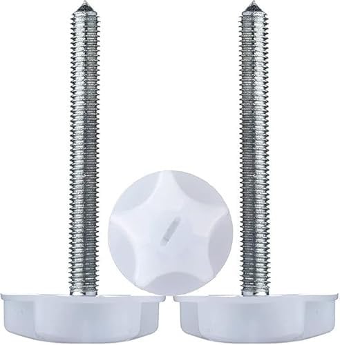 Pesh M8 Headboard Bolts 50mm – Strong Hold Headboard Fixings with Screws and Washers, Bed Headboard Bolt Fittings for Divan Beds and Bed Frames – Durable & Easy to Install (Pack of 4)