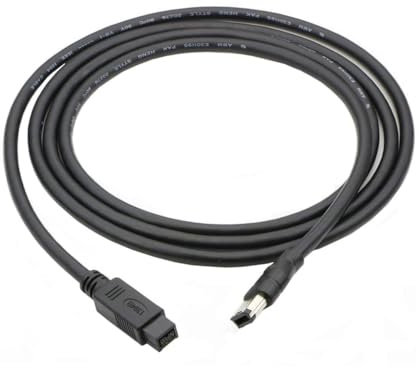 KAQNTUD IEEE1394 Firewires Cable Firewires 6Pin to 9Pin Adapter Cable for Printer Scanners Hard Drives