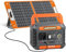 FlashFish 144,3 Wh Generateur Électrique Avec Panneau Solaire 60W,Générateur Solaire Portable 200W Avec 230 V AC/DC/USB/type C/lumières LED -Batterie de Secours Pour camping, voyages et Urgences