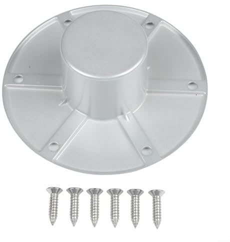 Pied de support rond en aluminium pour camping-car, bateau, remorque, table de camping avec diamètre extérieur de 15 cm