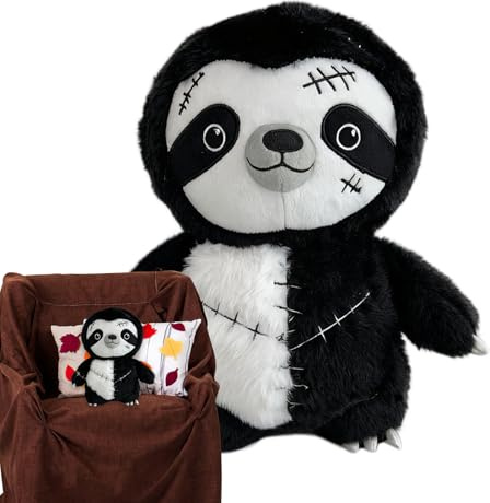 Plüschtier , 28 cm, Begleitung für Halloween, weiches Tier, für Erwachsene, Sammler, Spielzeit, Schlafzimmer, Wohnzimmer, Büro