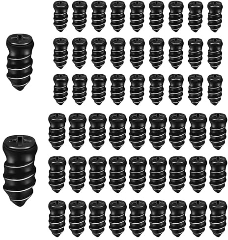 NQEUEPN 200pcs Tire Repair Nails, Spiral Rubber Screw Tire Plugs Self-Service Vacuum Mending Nails Kit Quick Puncture Tools for Auto Truck Car Tractor Motorcycle (100 Small+100 Large)