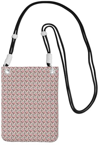 Jkkghll Kosmetiktasche, Parfüm, Kunstdruck, für Damen und Herren, Handy-Umhängetasche, Schulterholster für Reisen, Einkaufen, Schwarz , Einheitsgröße